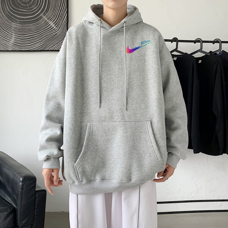 L2364P48ins潮春秋季新款连帽卫衣男宽松套头衫港风休闲外套,男装卫衣,星座510A-1