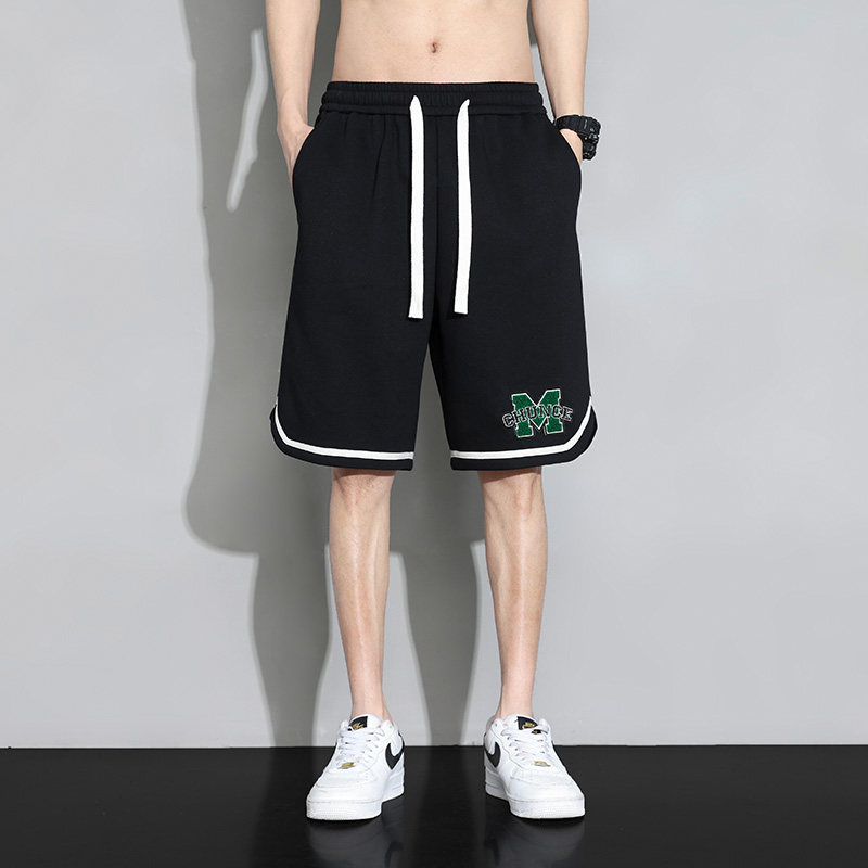DK6966P35黑地板华棉短裤篮球大码宽松户外时尚休闲夏季短裤男,男装休闲裤,星座510A-1