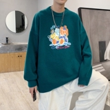 MD2704P55印花毛衣男秋季潮牌ins宽松慵懒高领针织衫潮流圆领线衣，男装针织衫/毛衣，星座510A-1