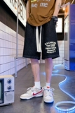 DN3835港风牛仔短裤男宽松休闲韩版日系港风潮牌工装短裤男，男装牛仔裤，星座510A-1