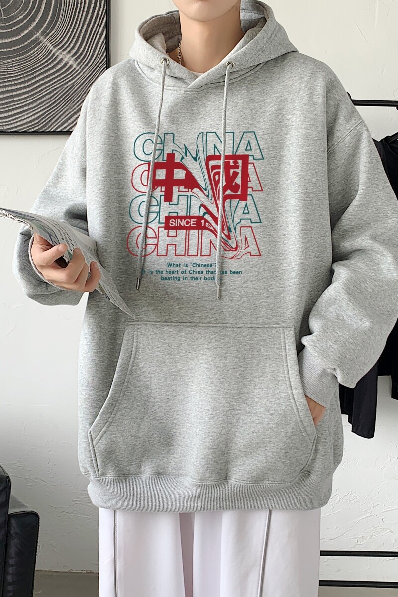 L2755P48秋冬卫衣2023秋新款港风ins连帽套头印花卫衣外套男卫衣,男装卫衣,星座510A-1