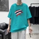 2022港风夏季宽松男女情侣短袖T恤XZ1102-1-T1686-P25，男装T恤，星座510A-1