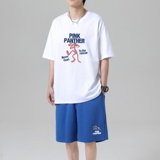 TZ3511轻奢时尚感男士短袖t恤男夏季薄款潮牌短裤休闲运动套装，男装休闲套装，星座510A-1