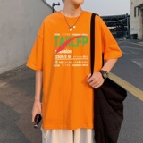T3355仓库一件起正常配送中男港风T恤落肩款宽松T恤克莱因蓝T，男装T恤，星座510A-1