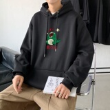 L2850P48秋卫衣2023秋新款港风ins连帽套头印花卫衣外套学生男女，男装卫衣，星座510A-1