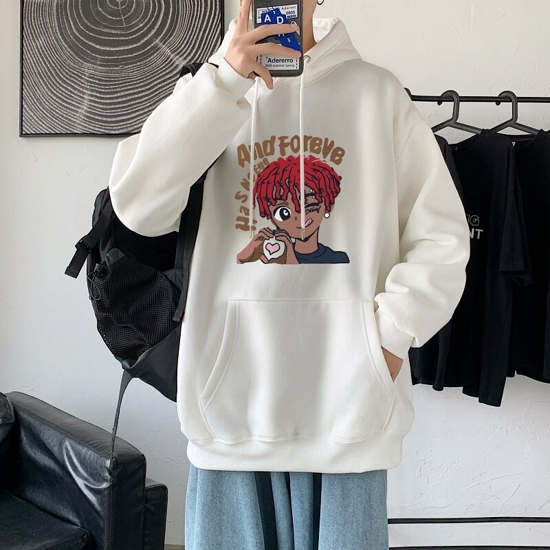LD5675P38oversize小众高街男潮ins春秋季男生衣服美式重磅卫衣男,男装卫衣,星座510A-1