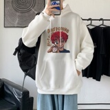 LD5675P38oversize小众高街男潮ins春秋季男生衣服美式重磅卫衣男，男装卫衣，星座510A-1