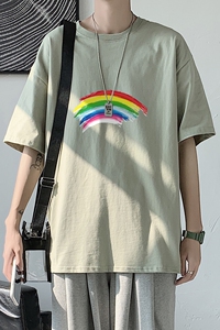 2021港风夏季宽松男女情侣短袖T恤 XZ1102-1-T1684-P25图片