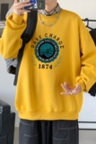 Y2478P38！21年秋冬新款港风日系大码印花长袖圆领卫衣男，男装卫衣，星座510A-1