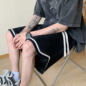 DK6964P30木楼梯 华棉短裤篮球大码宽松户外时尚休闲夏季短裤男图片