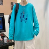 C2896P30男长袖t恤潮21夏季新款潮流男士短袖T恤宽松半袖体恤衫，男装T恤，星座510A-1