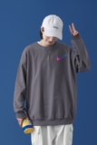 Y2363P38中性模特2022秋冬连帽卫衣大码运动帽衫宽松薄外套卫衣，男装卫衣，星座510A-1