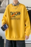 Y2466P38主推男圆领韩版运动外套ins港风青少年上衣21秋冬卫衣，男装卫衣，星座510A-1
