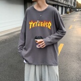 C2846P30秋款长袖t恤男青少年纯棉秋季打底衫新款秋装外穿秋衣，男装T恤，星座510A-1