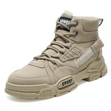 X2520P42秋新款韩版高帮男鞋男增高工装百搭潮靴子男靴复古马丁靴，男鞋马丁靴，星座614-1