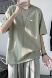 T1675P25港风室内印花短袖T恤男女宽松小众高街半袖上衣潮夏季，男装T恤，星座510A-1