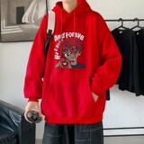 LD5675P38男潮ins春秋季男生衣服美式重磅卫衣男oversize小众高街，男装卫衣，星座510A-1