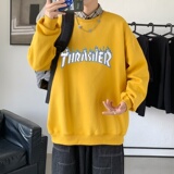 Y2845P38春秋季新款圆领卫衣男宽松套头衫港风休闲外套ins潮，男装卫衣，星座510A-1