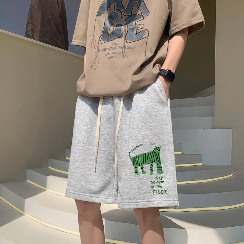 DD3531百搭沙滩篮球大码宽松户外时尚休闲夏季短裤男六分短裤,男装休闲裤,星座510A-1