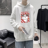 1511P45港风2022新春新款卫衣新年特色红色卡通牛卫衣男宽松卫衣，男装卫衣，星座510A-1