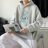 L2477P48新款连帽卫衣港风休闲外套男宽松ins潮春秋季套头衫，男装卫衣，星座510A-1