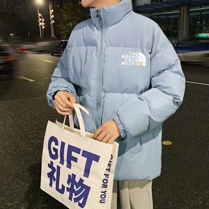 MY2876P85新棉服男新款日系宽松潮流棉服无帽外套冬季港风面包服图片