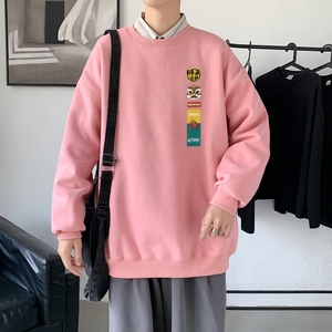 Y2857P38秋卫衣2022春季男圆领韩版嘻哈运动外套ins港风休闲上衣图片