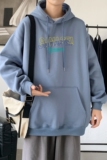 L2549P48新款2022秋冬连帽卫衣男大码运动帽衫宽松薄外套卫衣，男装卫衣，星座510A-1