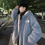 MN2877P165男士加绒加厚牛仔夹克外套连帽拉链宽松牛仔服牛仔衣，男装夹克，星座510A-1