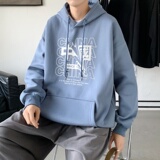 L2755P48港风2022秋冬新款大码潮男连帽情侣卫衣男连帽外套，男装卫衣，星座510A-1