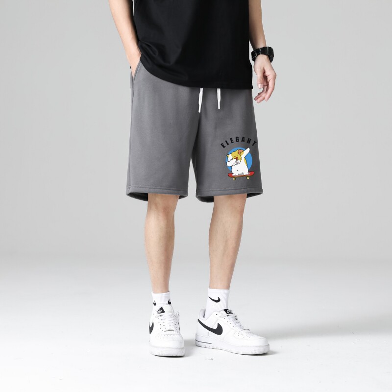 DK3523P40日系宽松抖音高品质纯棉运动五分短裤宽松短裤男生短裤,男装休闲裤,星座510A-1