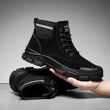 X2599P38秋新款韩版高帮男鞋男增高工装百搭潮靴子男靴复古马丁靴，男鞋马丁靴，星座510A-1