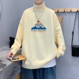 MG2810P65高领毛衣男休闲百搭潮牌2022年新款bf慵懒风简约针织衫，男装针织衫/毛衣，星座510A-1