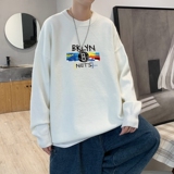 MD2702P55印花毛衣男秋季潮牌ins宽松慵懒高领针织衫潮流圆领线，男装针织衫/毛衣，星座510A-1