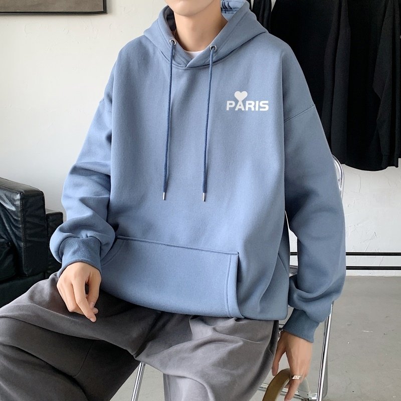 L2821P48秋季上新休闲连帽百搭韩潮外套卫衣男情侣装连帽卫衣,男装卫衣,星座510A-1