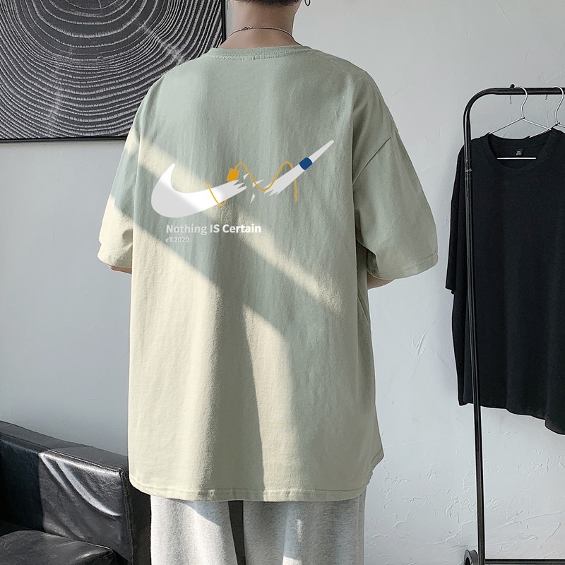 2021港风夏季宽松男女情侣短袖T恤XZ1102-1-T1675-P25,男装T恤,星座510A-1