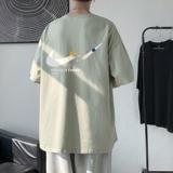 2021港风夏季宽松男女情侣短袖T恤XZ1102-1-T1675-P25，男装T恤，星座510A-1