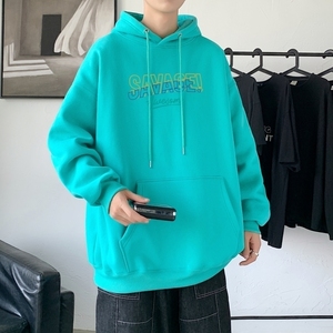 L2549P48秋冬新款卫衣男装宽松港风日系外套连帽衣服宽松卫衣图片
