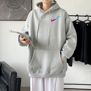 L2364P48延续 潮流元素潮趣文字字母印花常规款连帽卫衣男图片