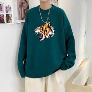 MD2892P55毛衣男韩版潮流宽松bf慵懒圆领秋男士针织衫打底线衣服图片