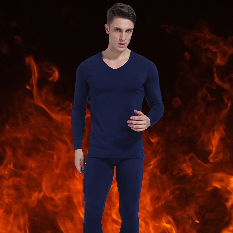 NA0926P22无痕加绒圆领发热37度阴离子套装V领保暖内衣秋衣套装，保暖内衣，星座510A-1