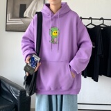 L2547P48港风2022秋冬新款大码潮男连帽情侣卫衣男连帽外套，男装卫衣，星座510A-1