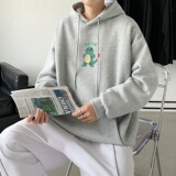 L2887P65秋装2022新款加绒加厚连帽学生潮流男女情侣连帽卫衣，男装卫衣，星座510A-1