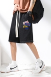 DN3834阳光景牛仔短裤男宽松休闲韩版日系港风潮牌工装短裤男，男装牛仔裤，星座510A-1