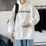 L2888P65韩版ins男士学生宽松运动连帽卫衣加绒加厚连帽外套，男装卫衣，星座510A-1