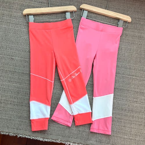646女童长袖运动裤弹力裤 微疵