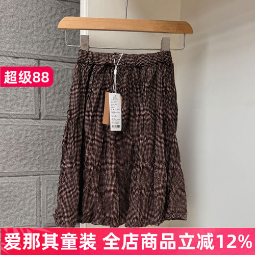 女童半身裙夏季柔软薄款裙子