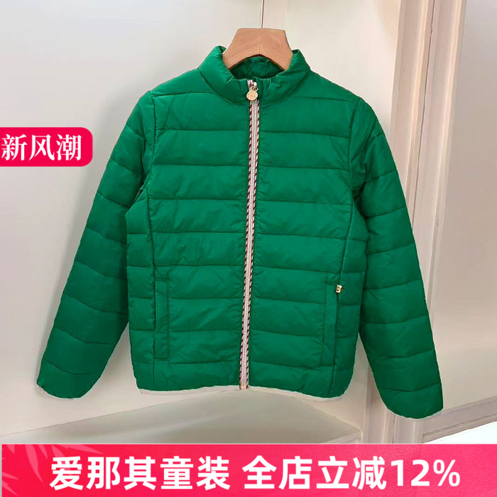 女童棉衣秋冬防风保暖棉袄