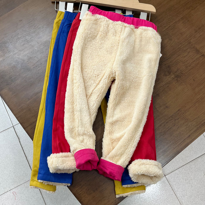 9212男女童高弹力长裤冬季加绒厚实柔软保暖裤 特价！