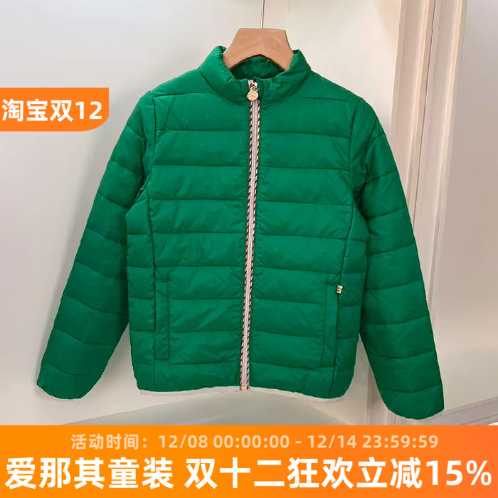 女童棉衣秋冬防风保暖棉袄